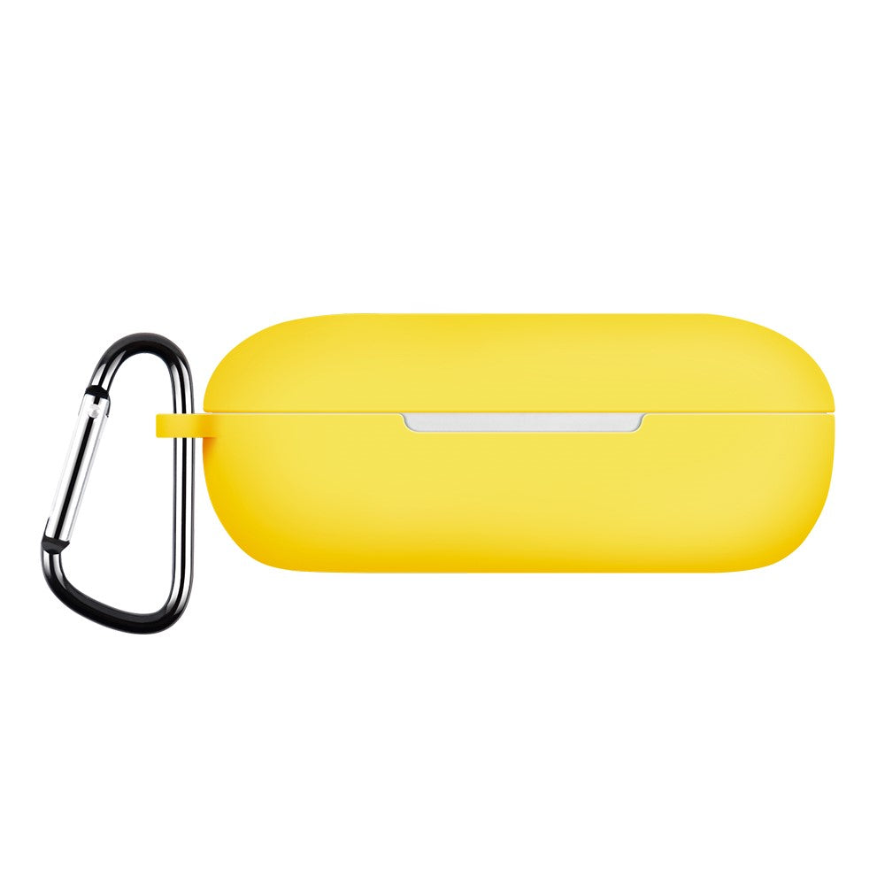 Huawei FreeBuds SE silicone case with buckle - Yellow