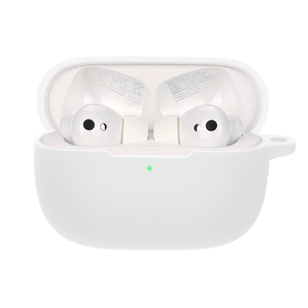 Honor Earbuds 3 Pro silicone case with buckle - White