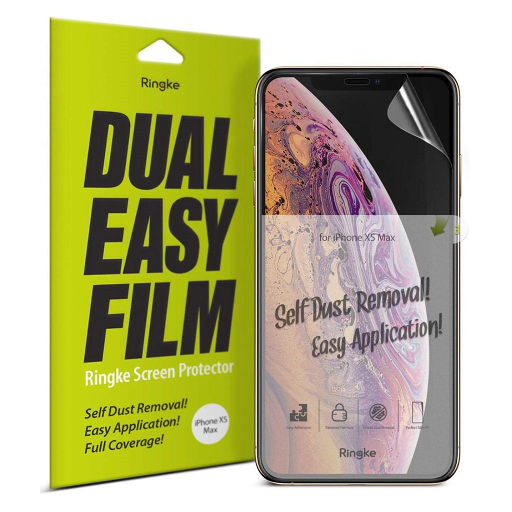 Ringke DualEasyFULL Screen Protector for iPhone XS Max - Clear