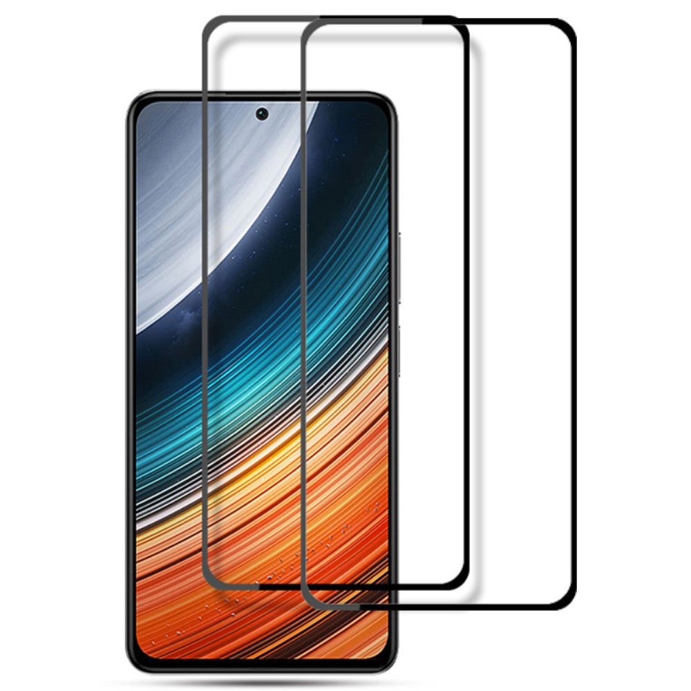 2 pcs AMORUS extra strong glass screen protector for Xiaomi Poco F4 / Redmi K40S