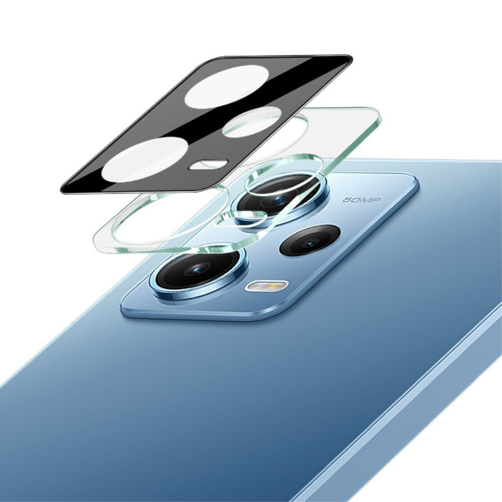 IMAK glass camera protector with acrylic lens cap for Xiaomi Redmi Note 12 Pro - Black Edition