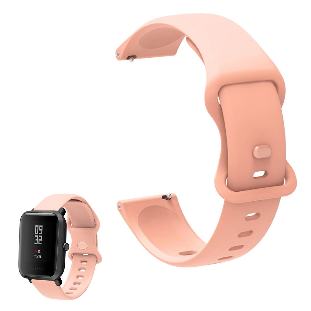 20mm Universal comfortable silicone watch strap - Pink