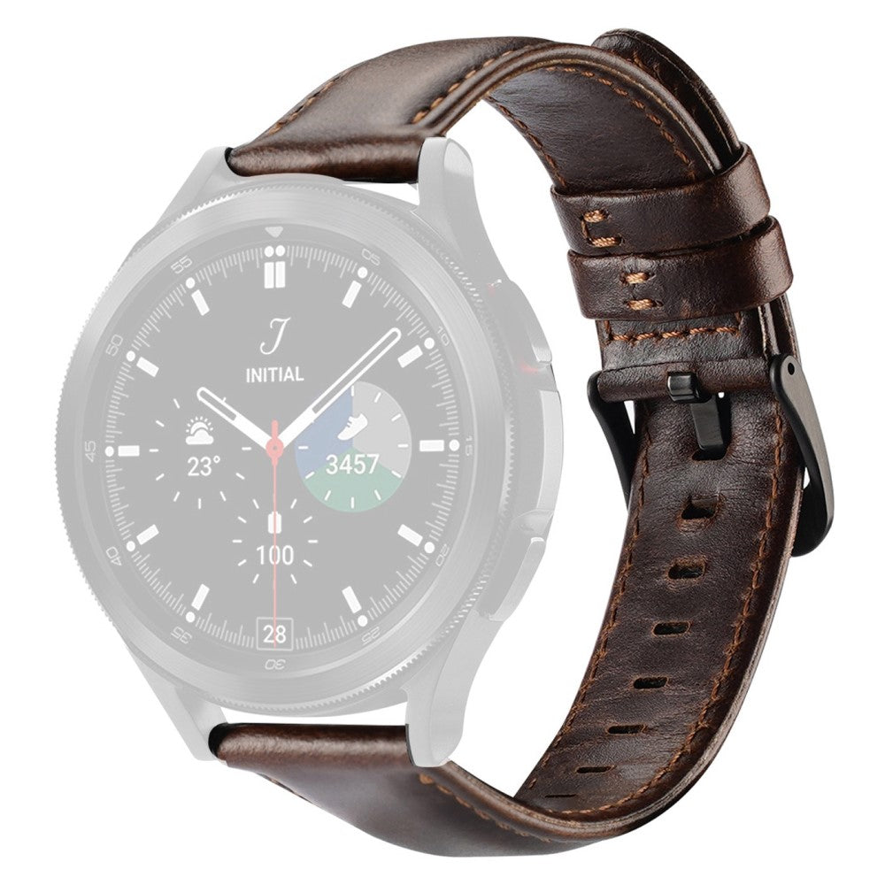 DUX DUCIS leather watch strap for Samsung / Honor / Huawei watch - Coffee