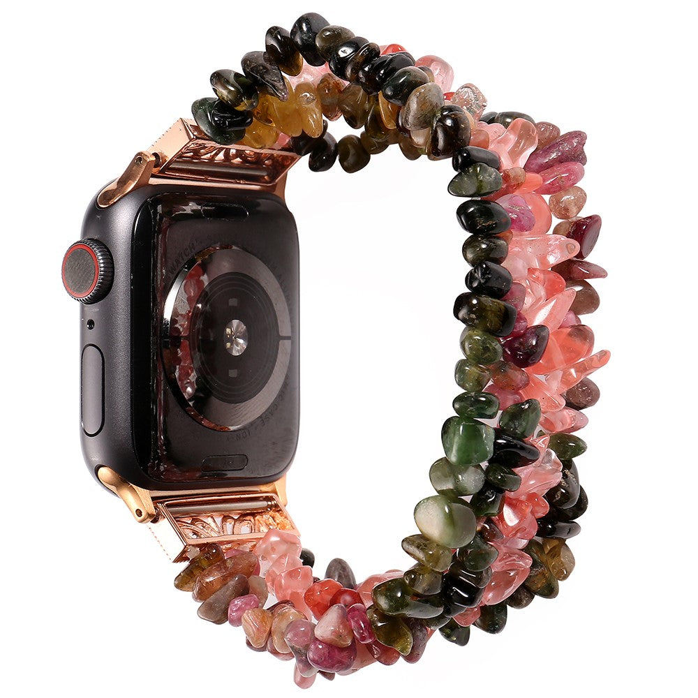 Apple Watch (41mm) natural stones style watch strap - Multicolor