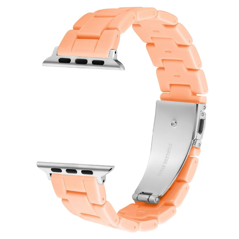 Apple Watch (41mm) simple resin watch strap - Orange