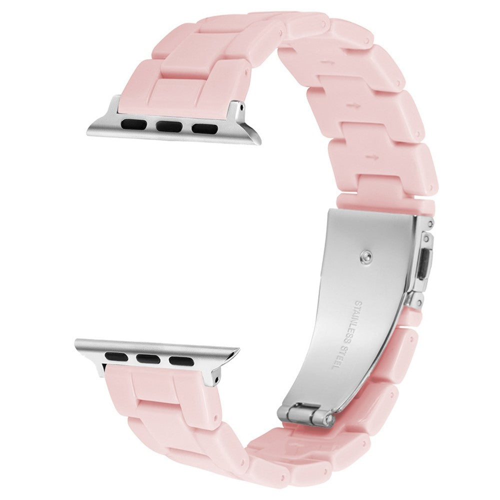 Apple Watch (41mm) simple resin watch strap - Light Pink