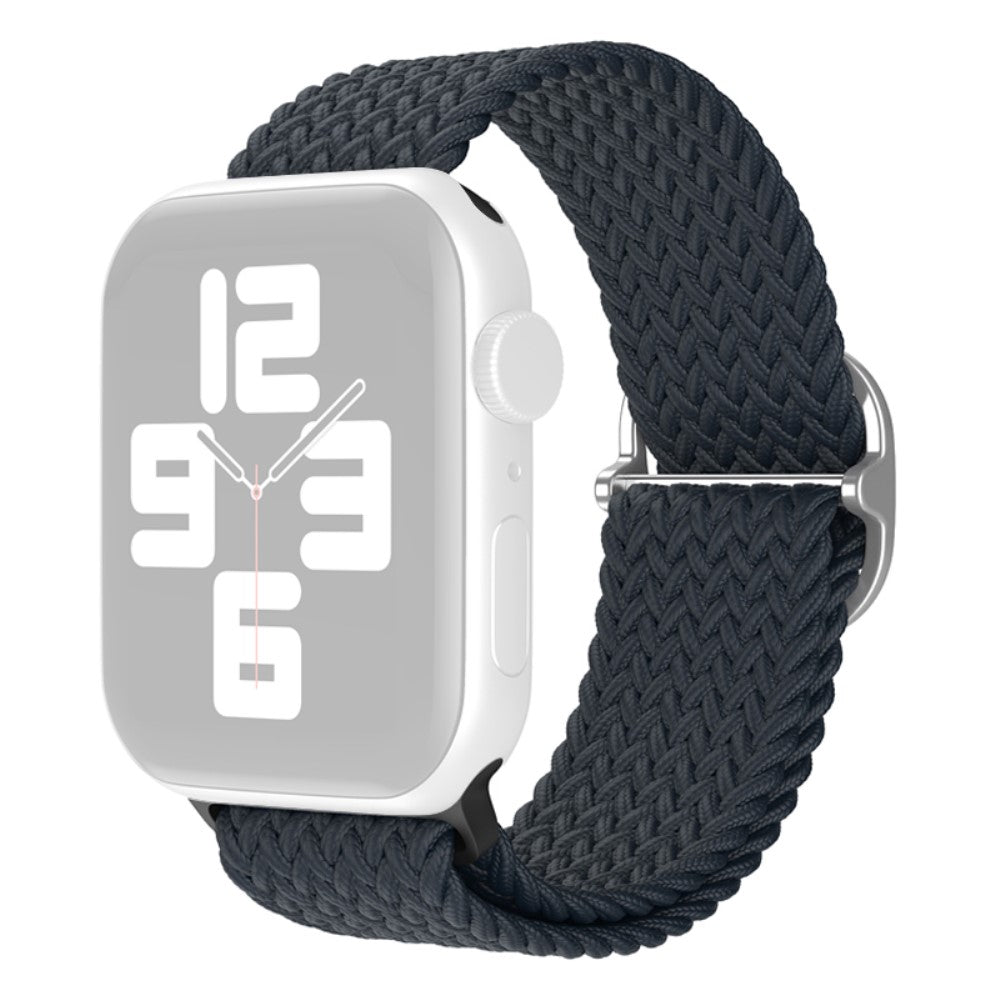 Apple Watch (41mm) nylon watch strap - Black Grey
