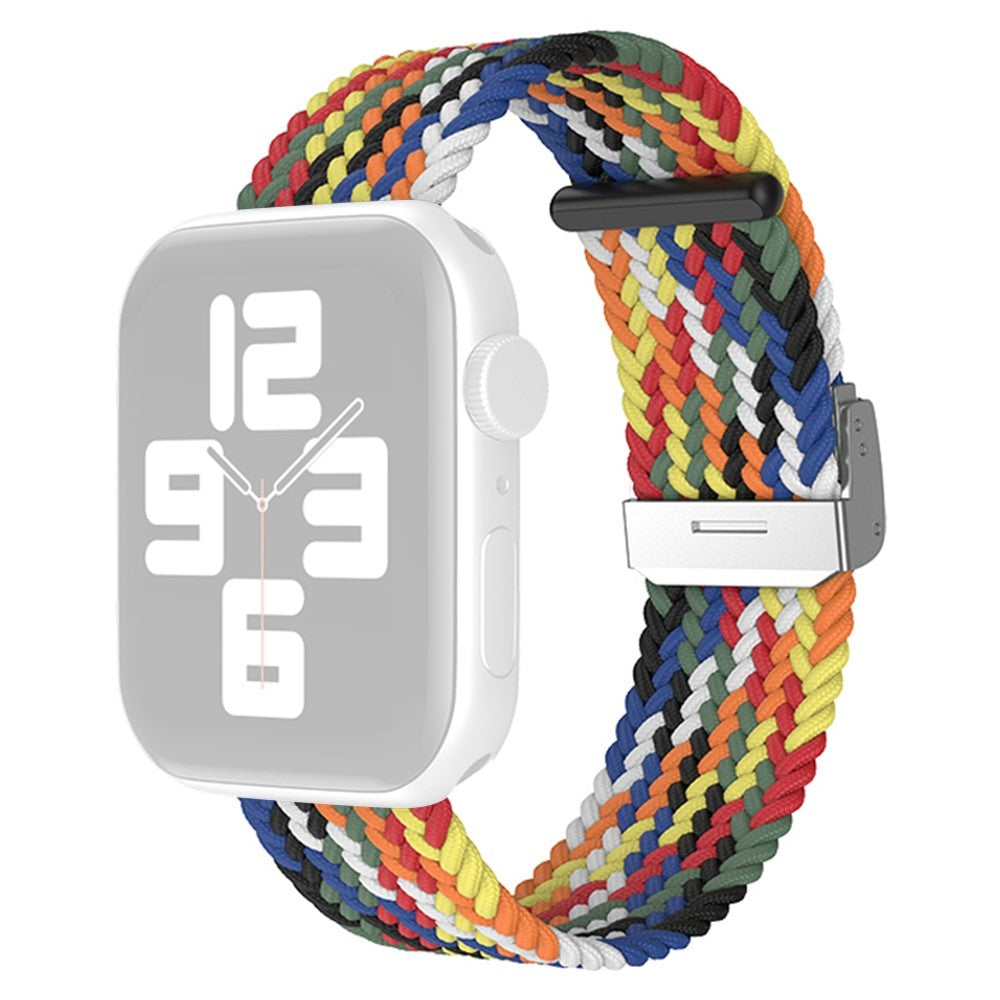 Apple Watch (41mm) cool nylon watch strap - Rainbow Color