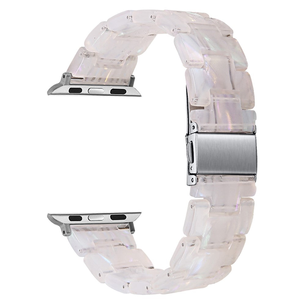 Apple Watch (41mm) resin style watch strap - Shell White