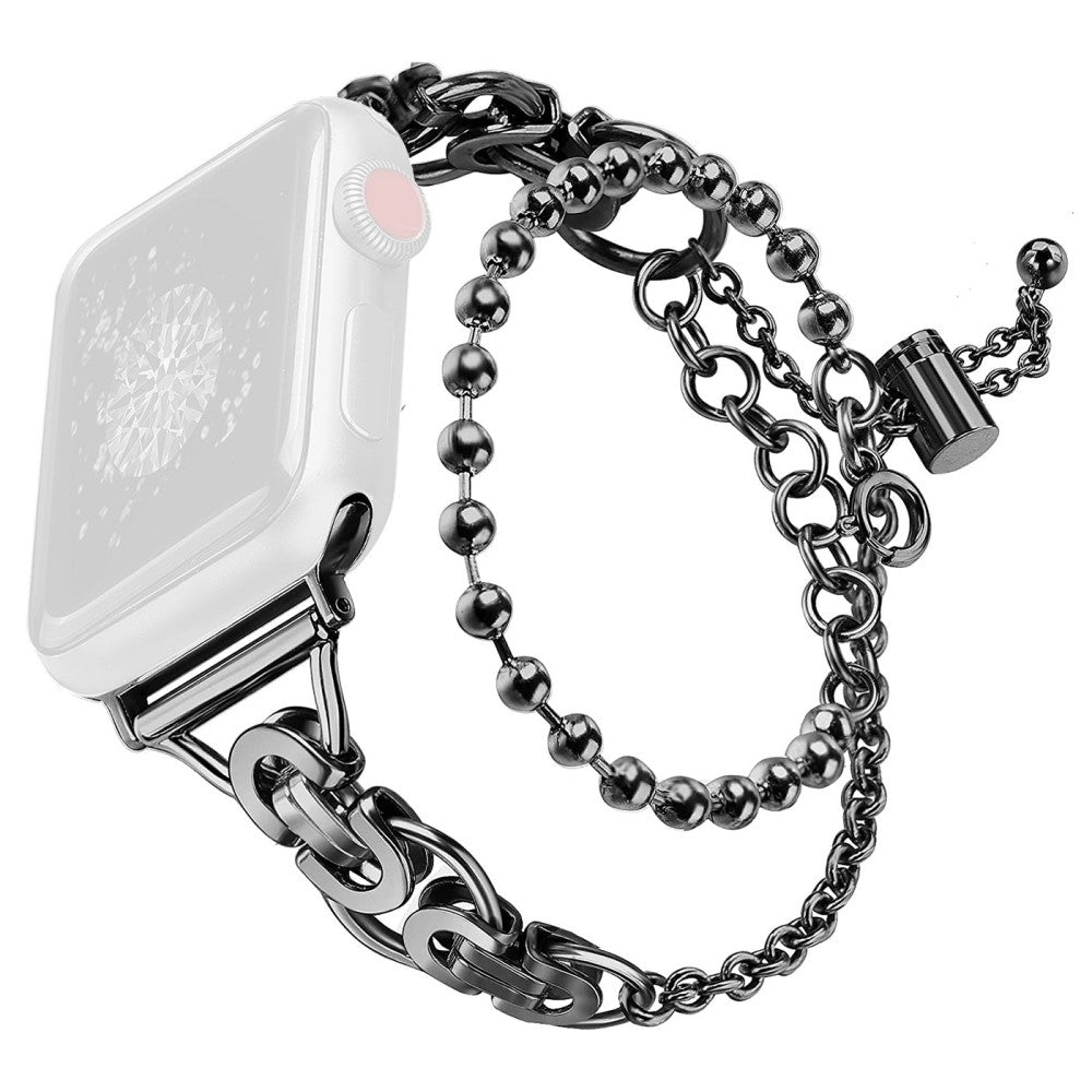 Apple Watch Series 8 (41mm) zinc alloy two row style watch strap - Black
