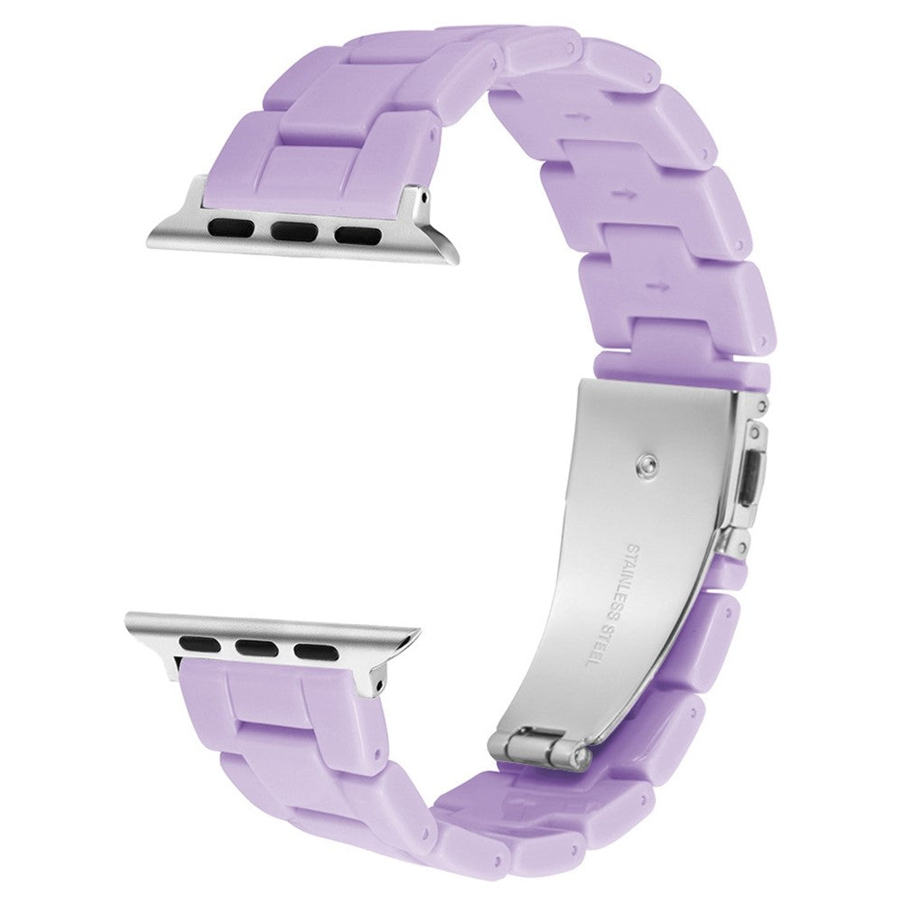 Apple Watch (45mm) simple resin watch strap - Light Purple