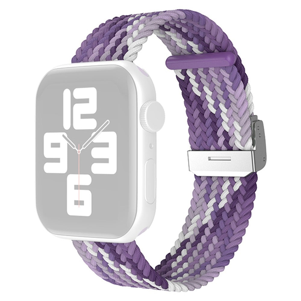Apple Watch (45mm) creative design nylon watch strap - Gradient Purple
