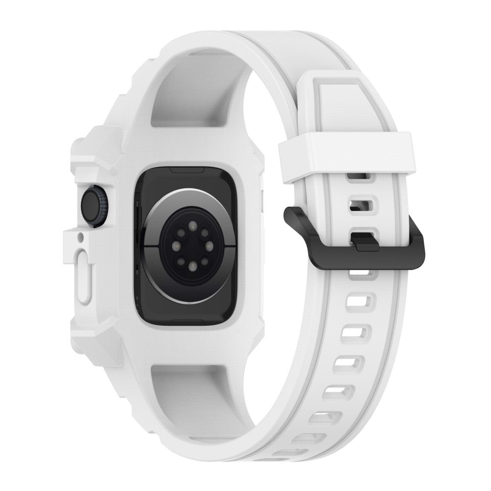 Apple Watch (45mm) silicone watch strap - White