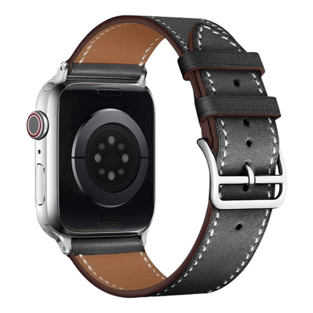 IMAK Apple Watch Series 8 (41mm) leather watch strap - Black