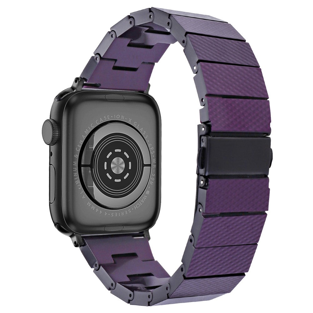 Apple Watch Series 8 (41mm) resin style strap - Carbon Fiber Purple