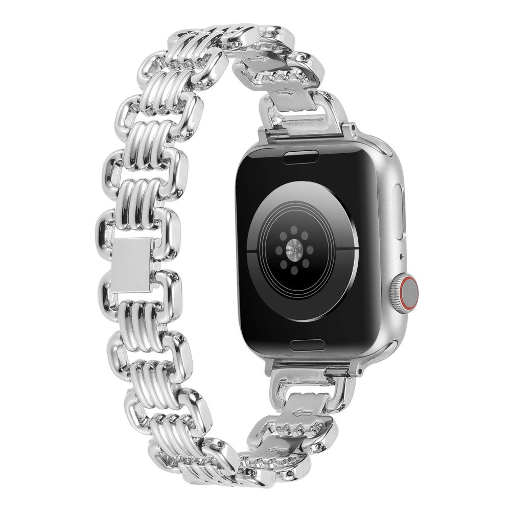 Apple Watch Series 8 (45mm) / Watch Ultra stylish ring style watch strap - Silver