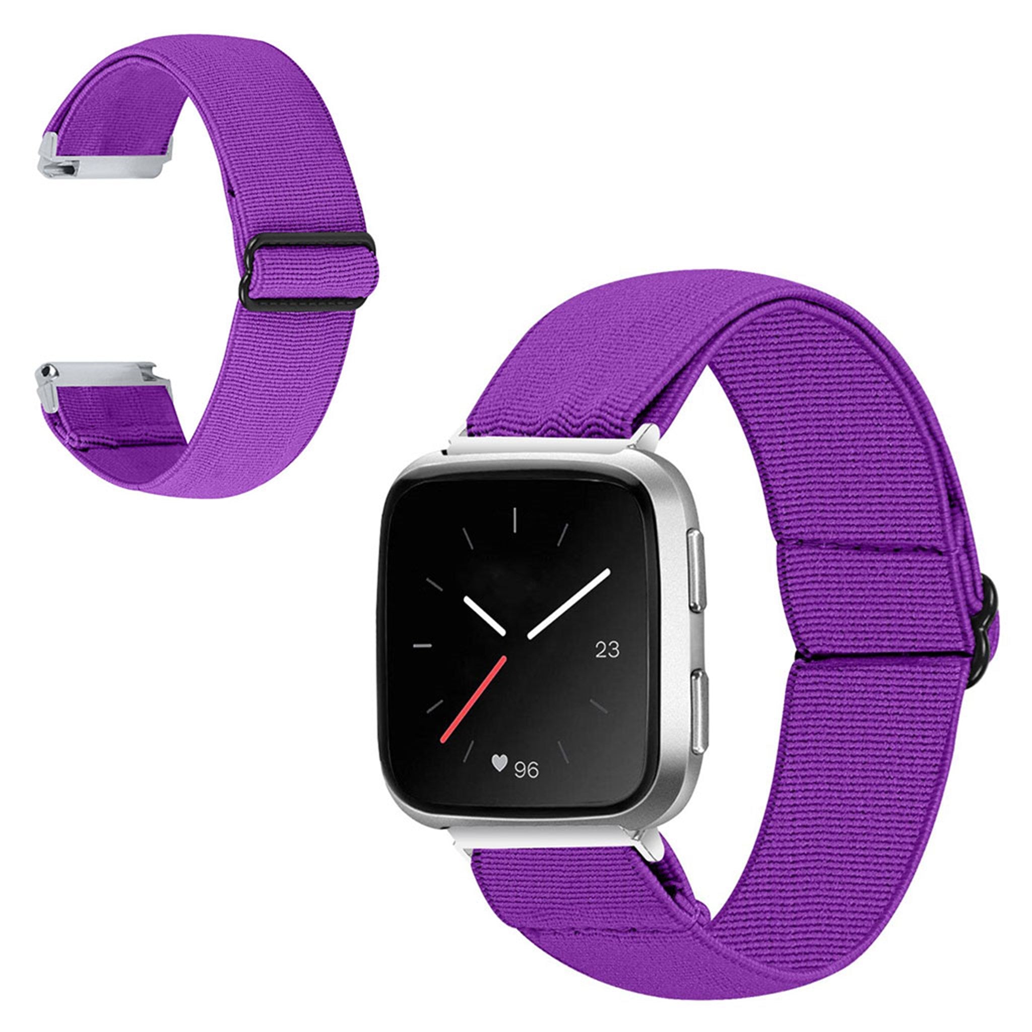 Apple Watch 44mm elastic watch strap - Dark Purple