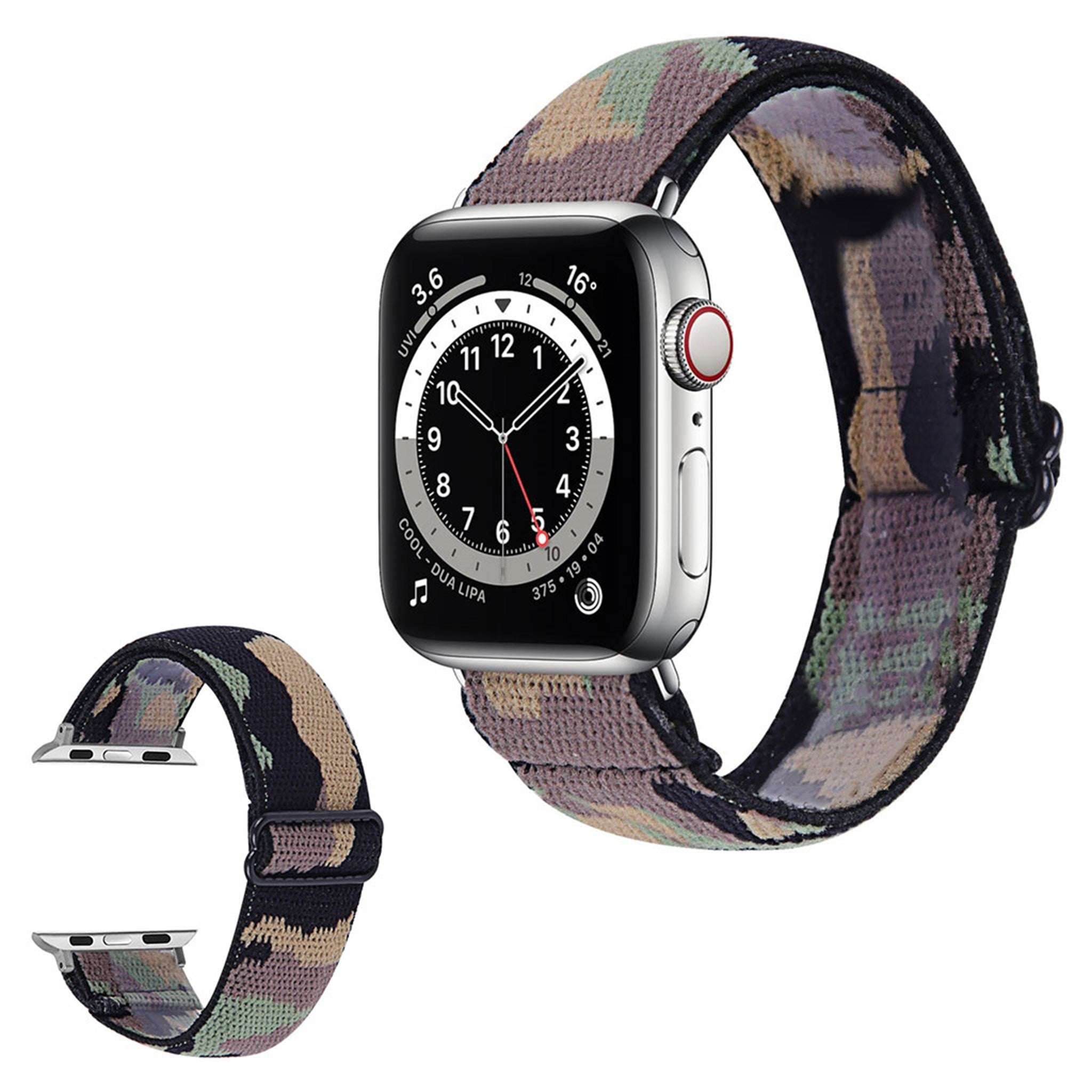 Apple Watch 40mm elastic stylish pattern watch strap - Camouflage