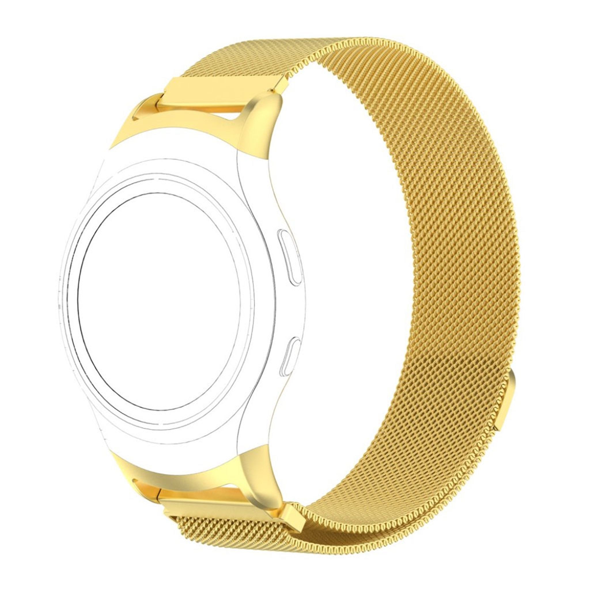 Samsung Gear S2 magnetic milanese stainless steel watch strap - Gold