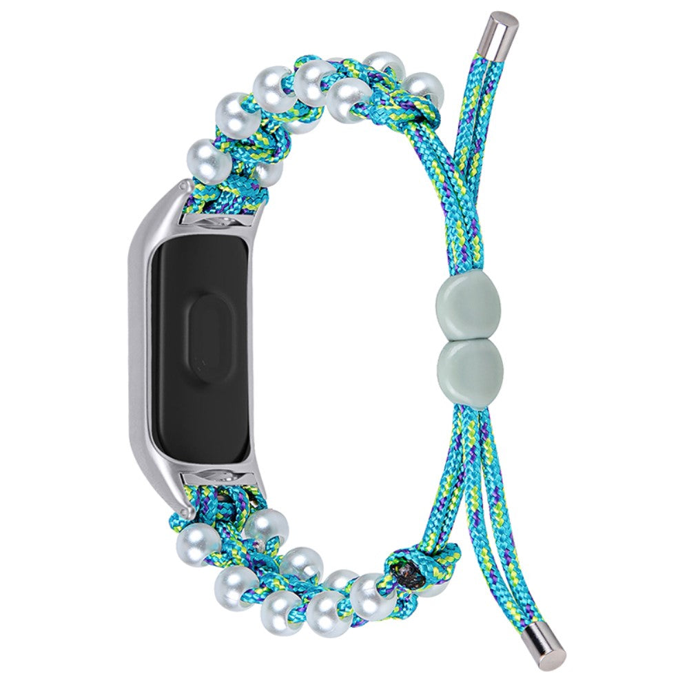 Samsung Galaxy Fit e pearl décor braided watch strap - Blue