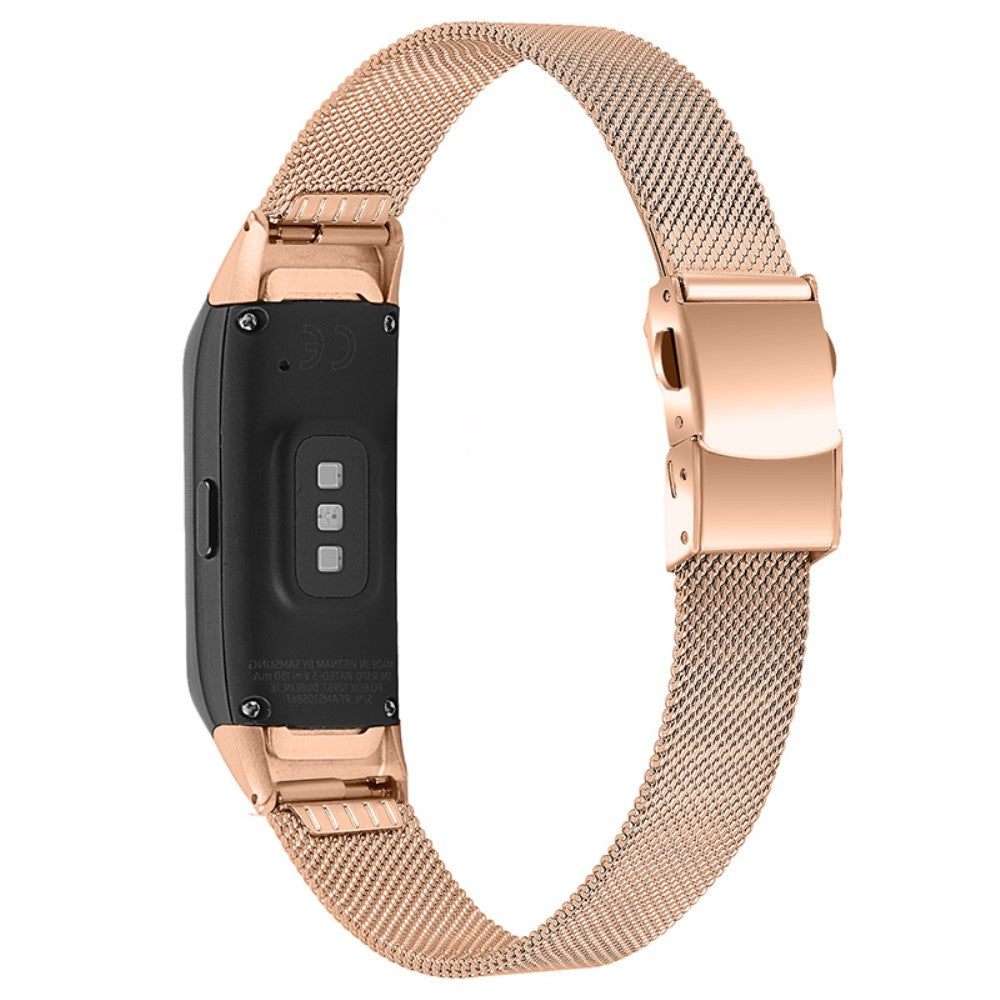 Samsung Galaxy Fit milanese stainless steel watch strap - Rose Gold