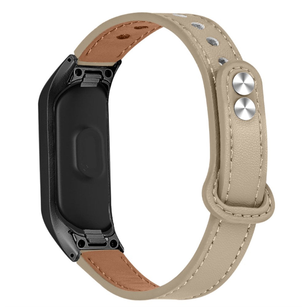 Samsung Galaxy Fit cowhide leather watch strap - Light Brown