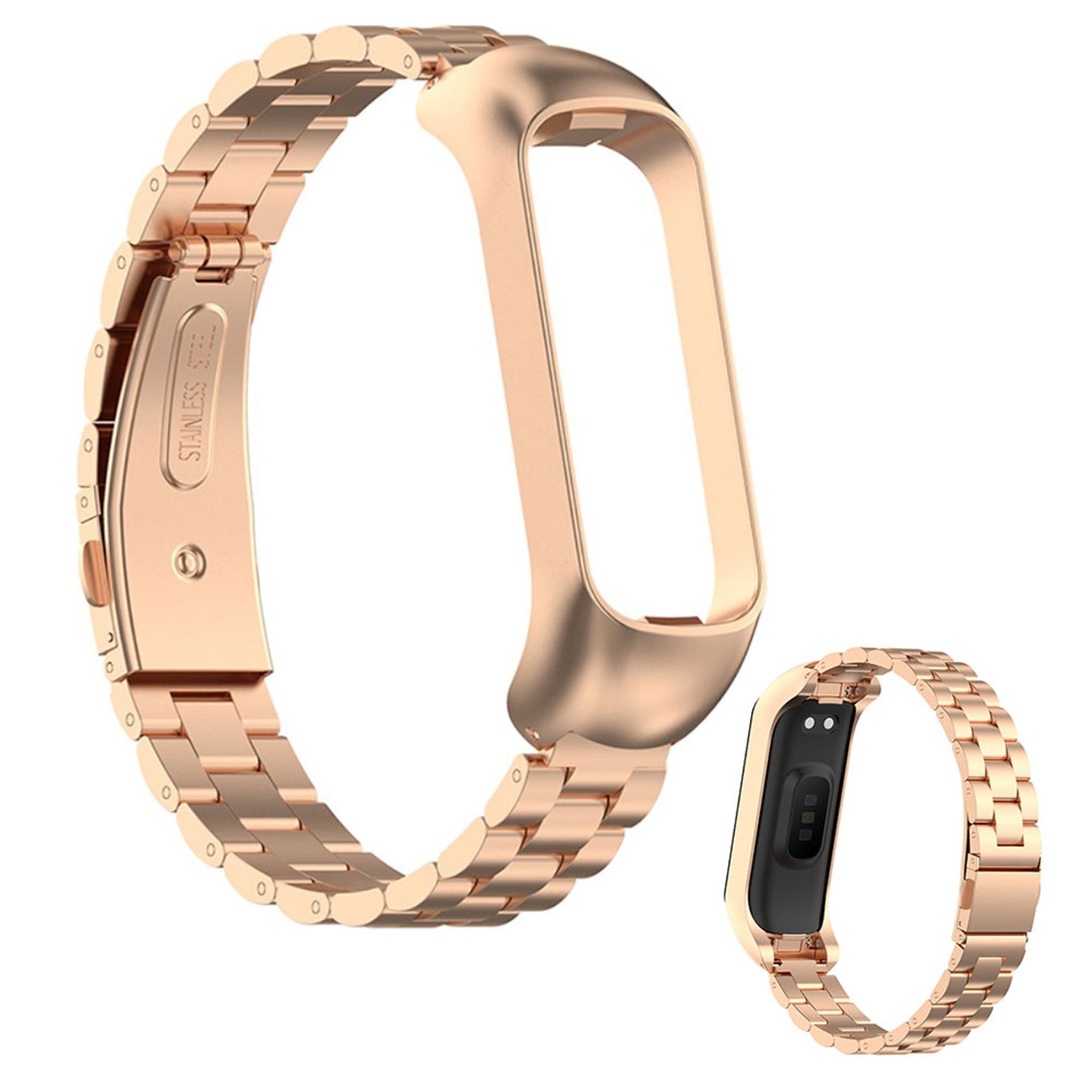 Samsung Galaxy Fit 2 slim stainless steel watch strap - Rose Gold