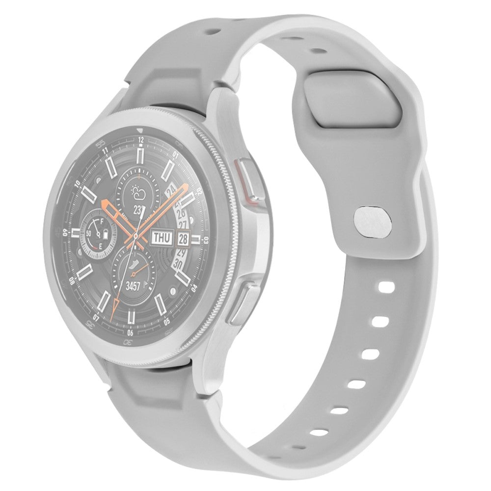 Samsung Galaxy Watch 4 (44mm) / (40mm) silicone watch strap - Light Grey