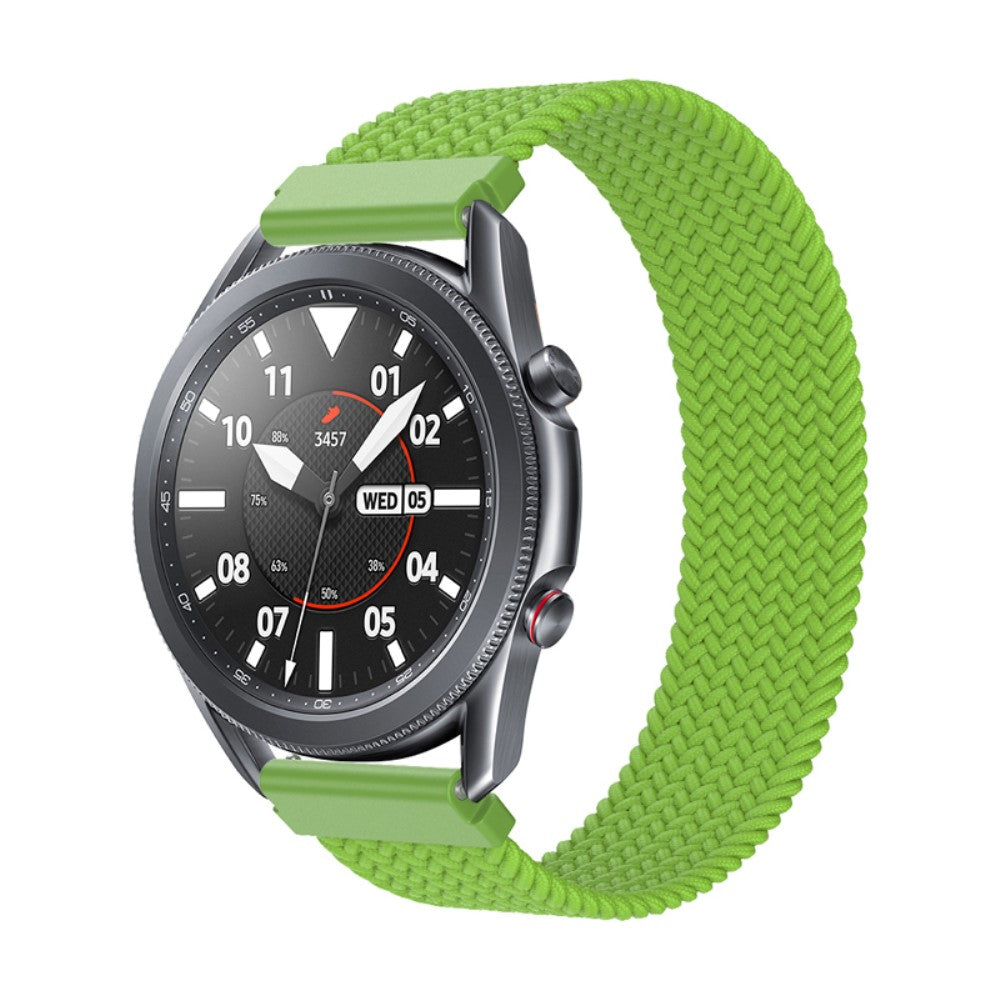 Elastic nylon watch strap for Samsung Galaxy Watch 4 - Green Size: XL