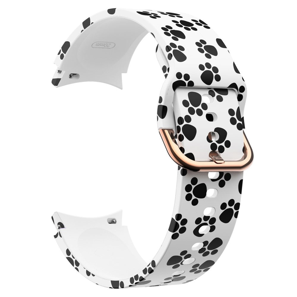 Samsung Galaxy Watch 5 (44mm) / (40mm) / Pro pattern printed silicone watch strap - Claw Print