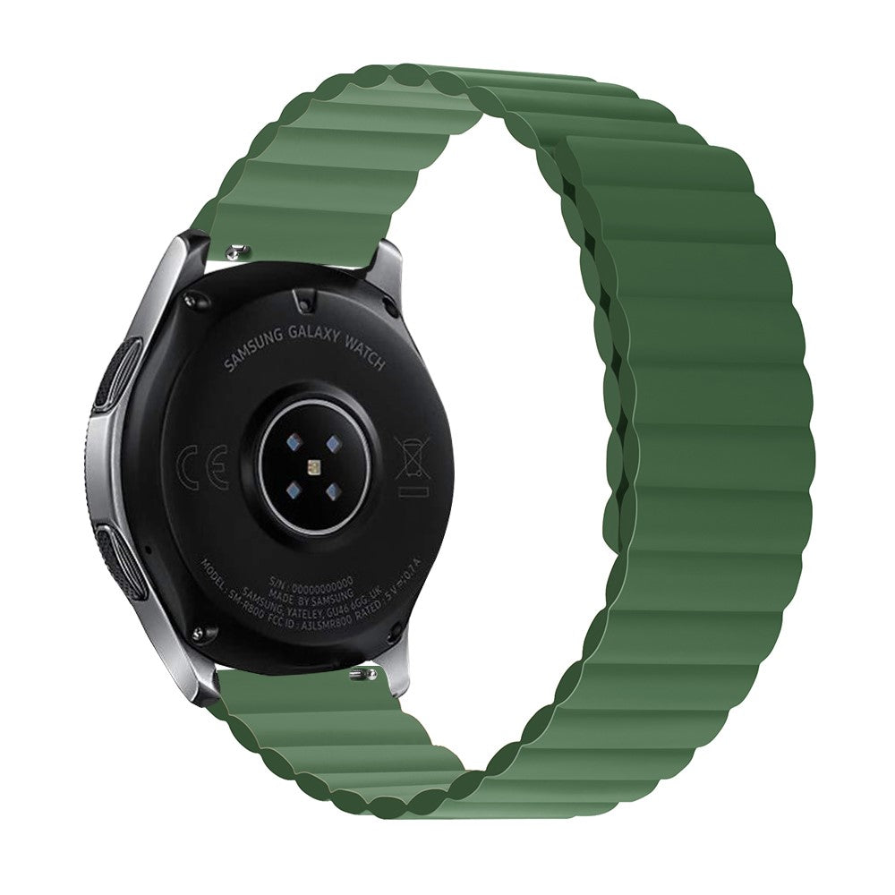 Silicone magnetic lock watch strap Samsung Galaxy Watch 5 (44mm) / (40mm) / Pro - Green