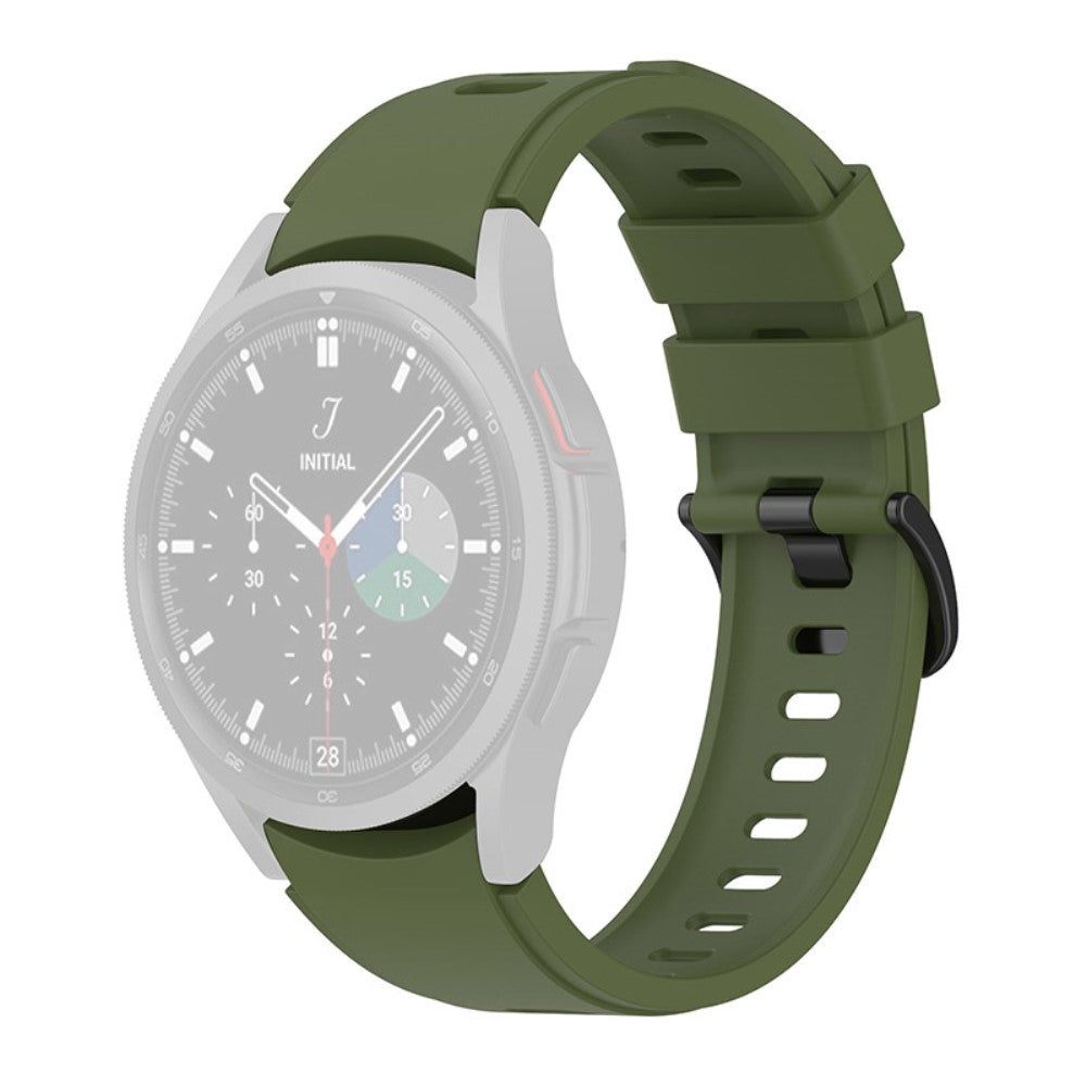 20mm silicone watch strap for Samsung watch - Army Green