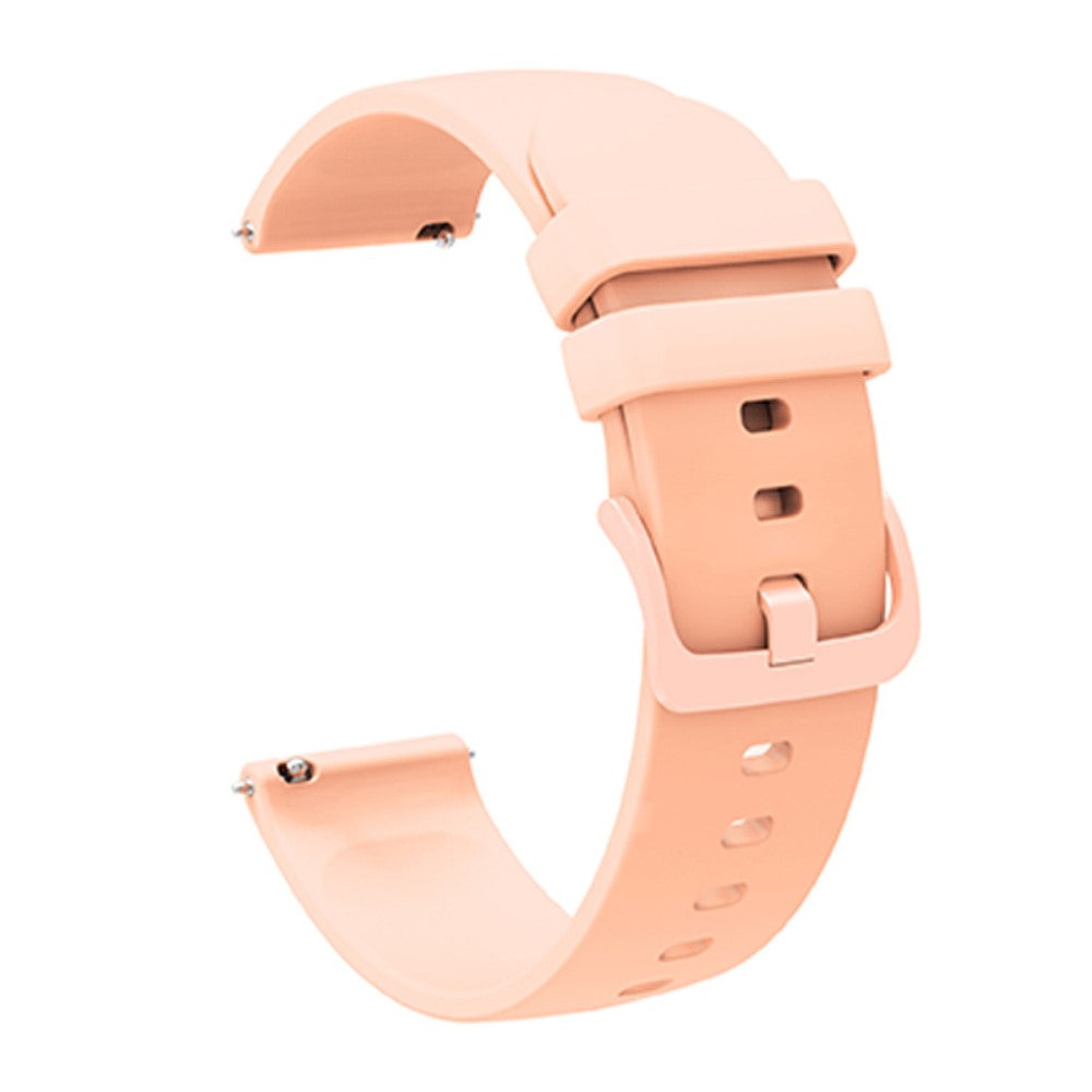 Huawei TalkBand B5 solid color silicone watch strap - Flesh Pink