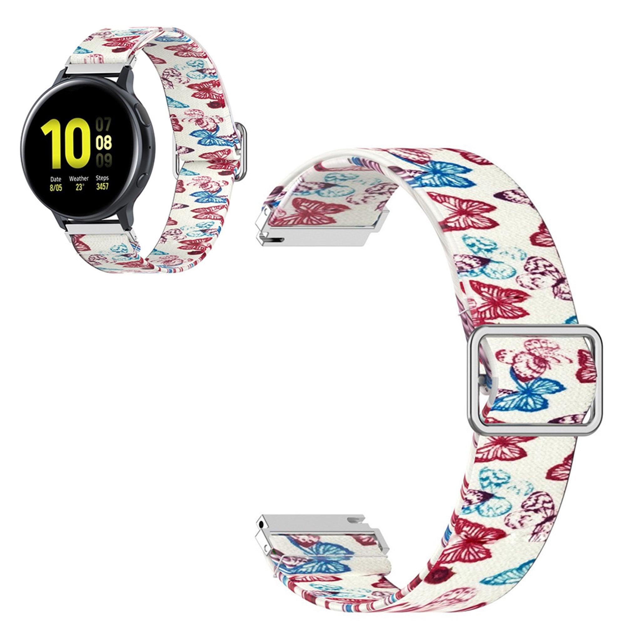 22mm nylon watch band for Huawei and Samsung watch - Butterfly