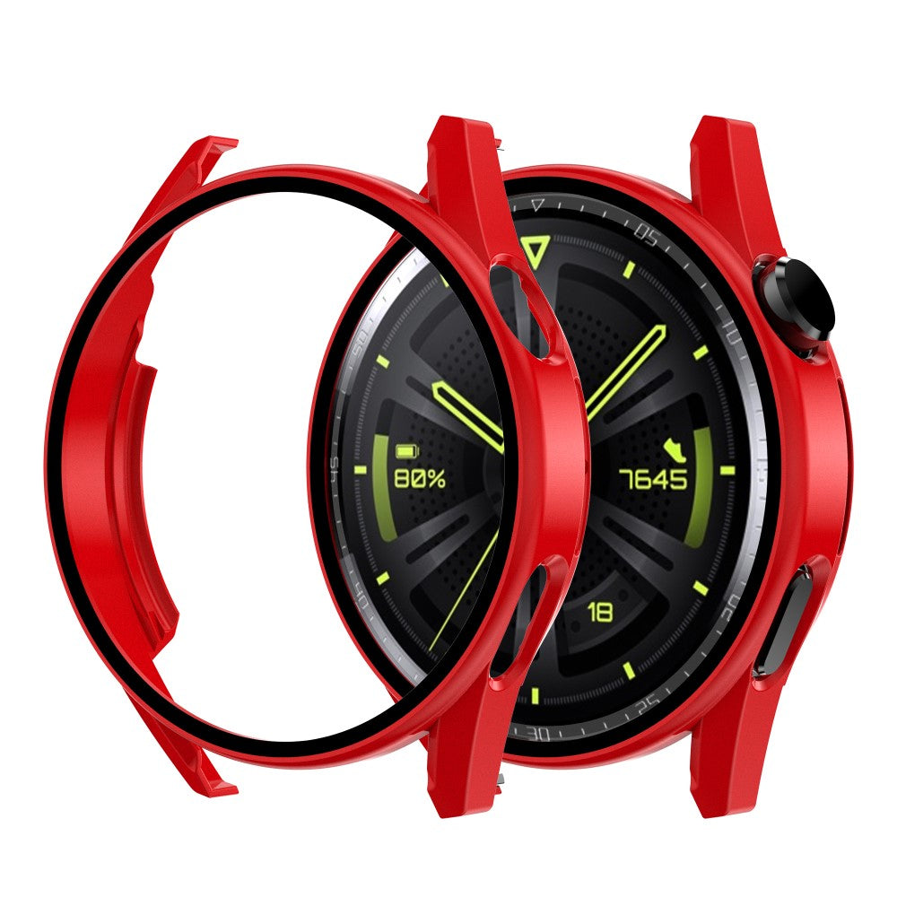 Huawei Watch GT 3 (42mm) electroplating frame with tempered glass - Red