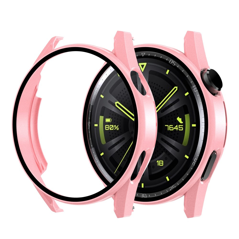 Huawei Watch GT 3 (42mm) electroplating frame with tempered glass - Rose Pink