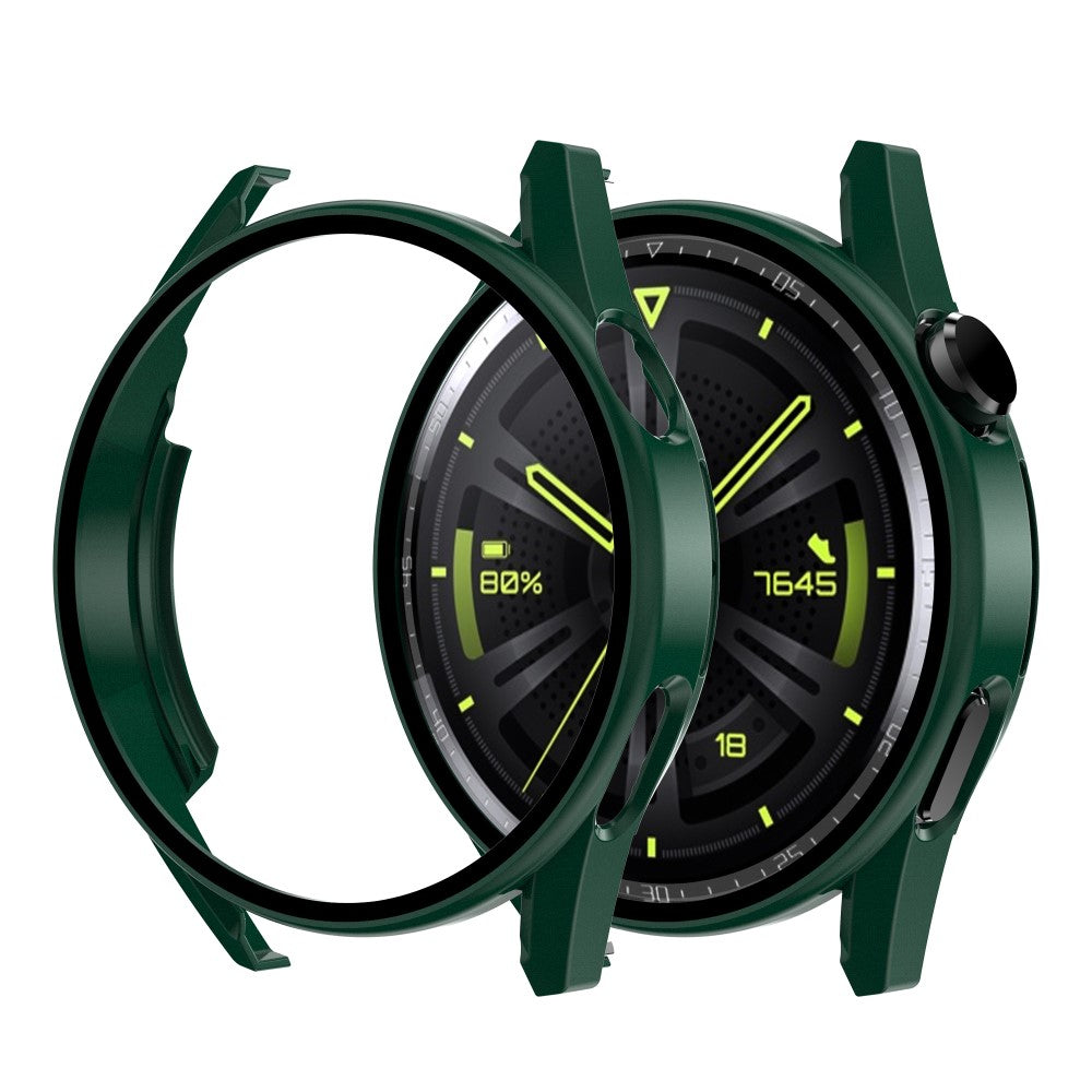 Huawei Watch GT 3 (42mm) electroplating frame with tempered glass - Dark Green