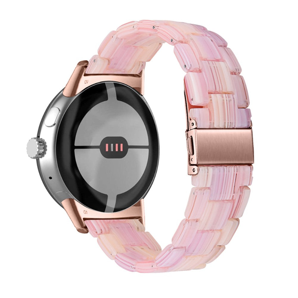 Google Pixel Watch resin style watch strap - Silk Pink