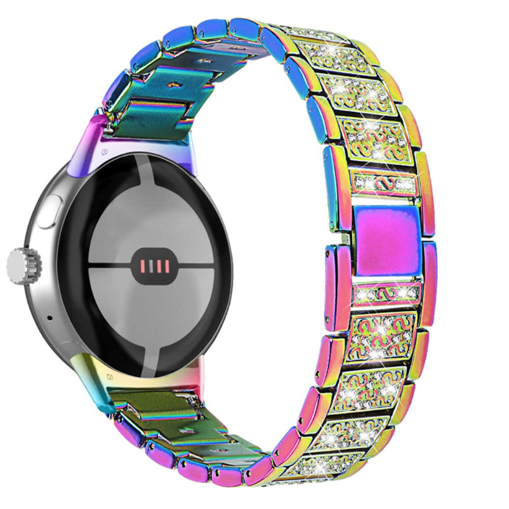 Google Pixel Watch rhinestone décor watch strap - Multi-color