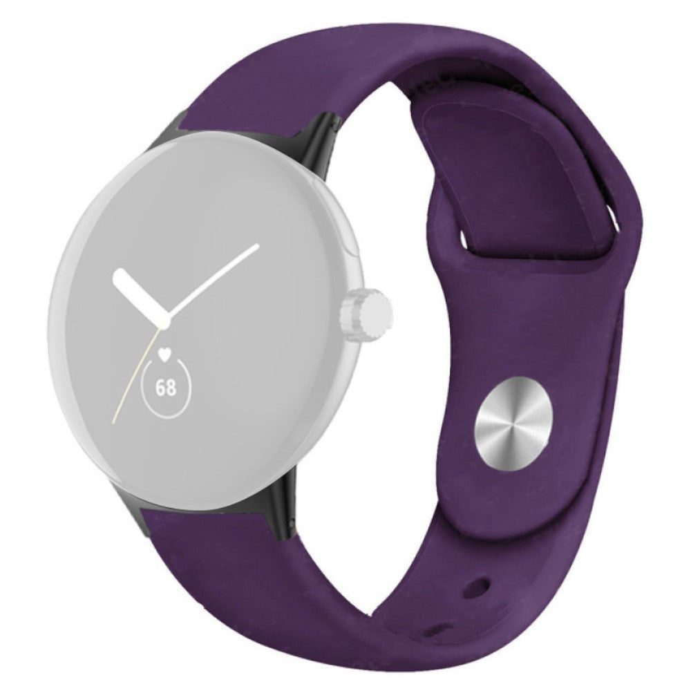 Silicone watch strap for Google Pixel Watch - Dark Purple
