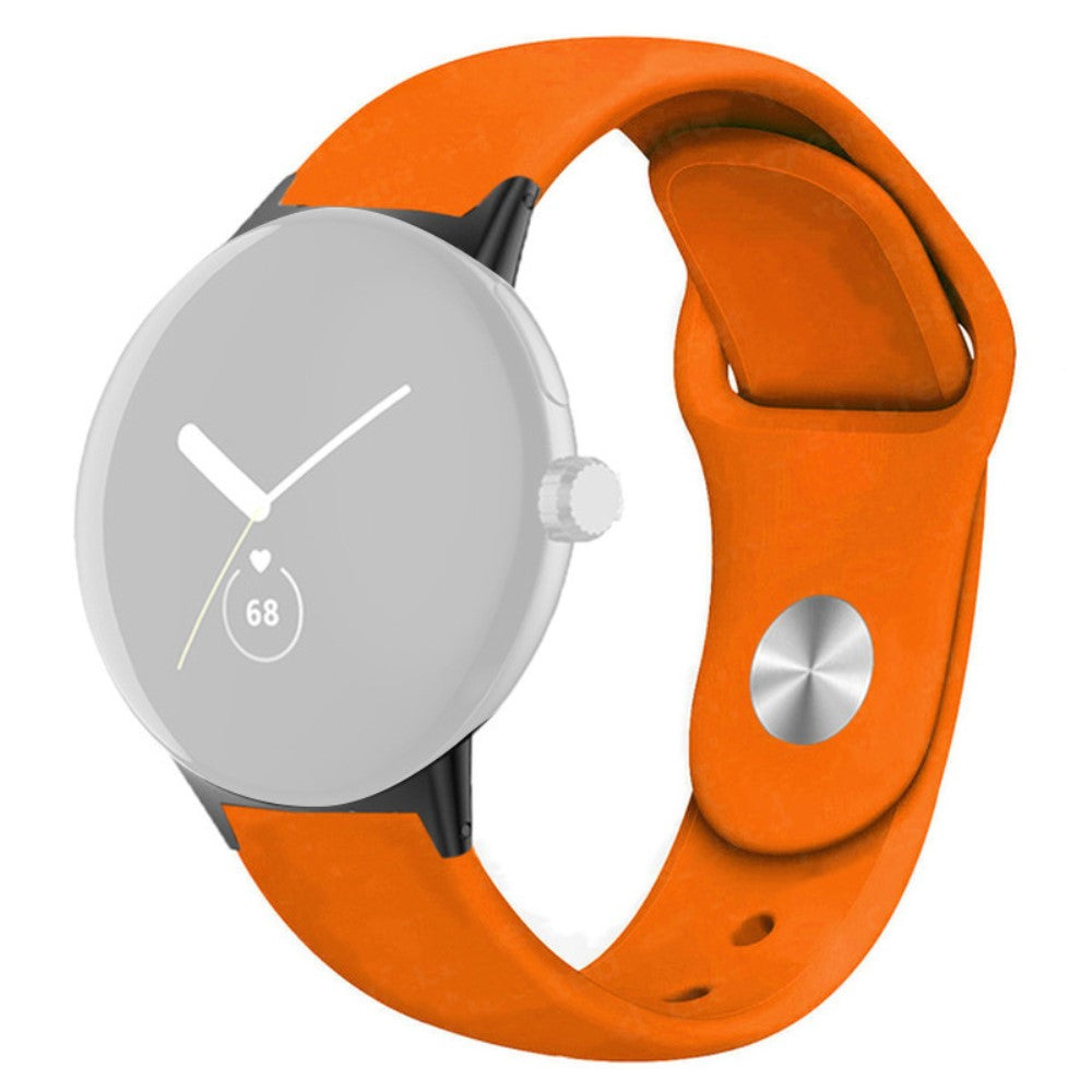 Silicone watch strap for Google Pixel Watch - Orange