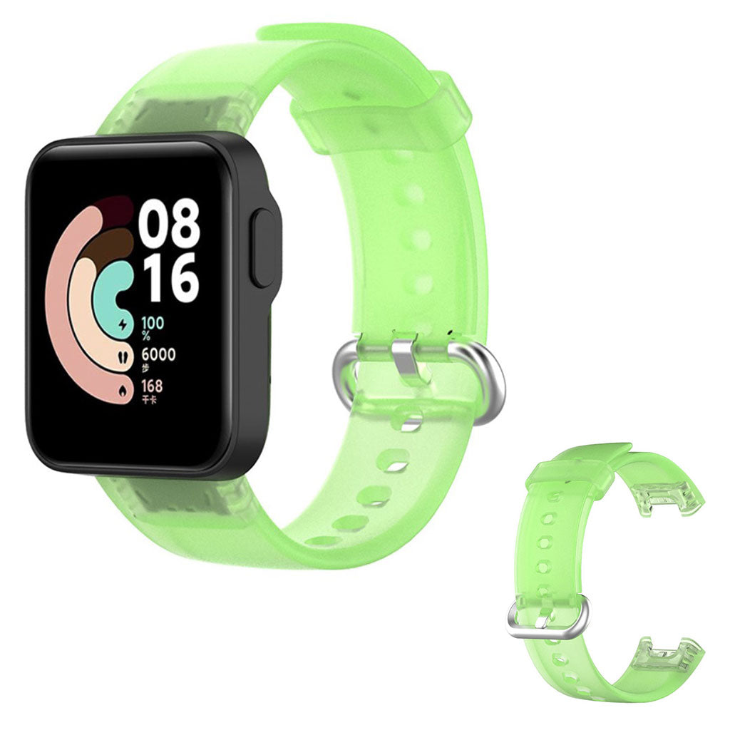 Xiaomi Mi Watch Lite / Redmi Watch unique transparent watch strap - Transparent Green