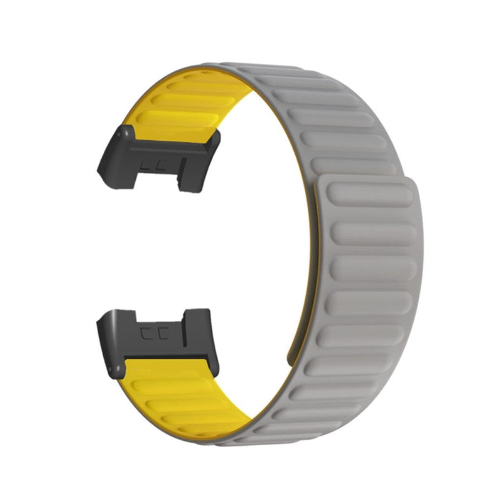 Xiaomi Mi Watch Lite / Redmi Watch silicone watch strap - Grey / Yellow