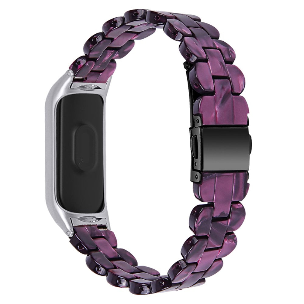 Xiaomi Mi Smart Band 6 / Band 5 cool resin watch strap - Purple