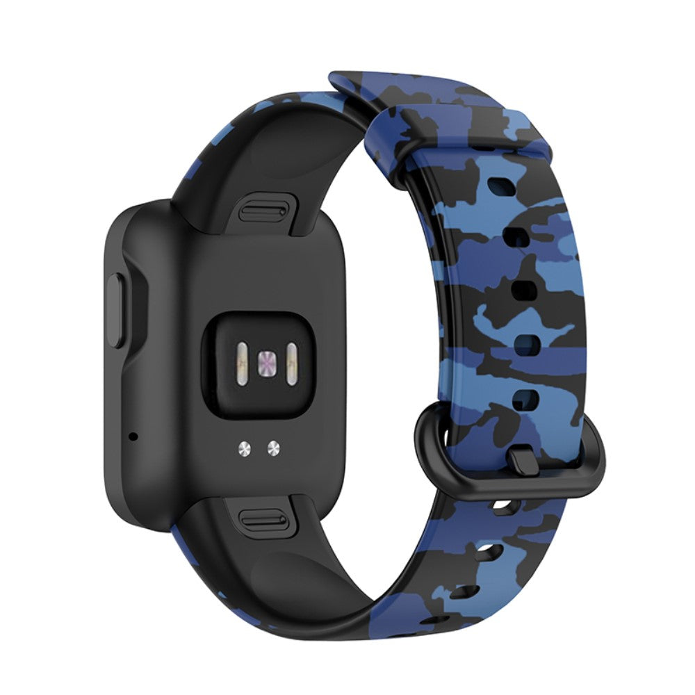 Xiaomi Redmi Watch 2 cool pattern silicone watch strap - Camo Blue