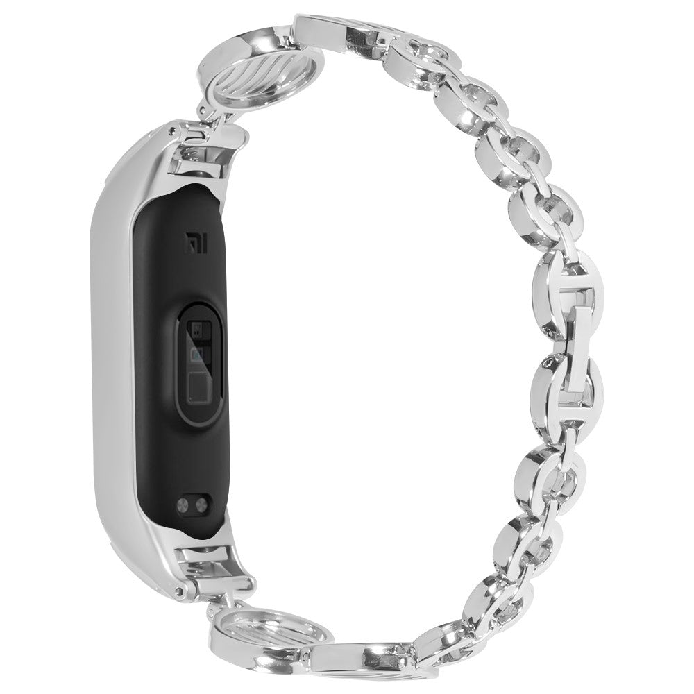 Xiaomi Mi Band 7 / 6 / 5 stainless steel watch strap - Silver