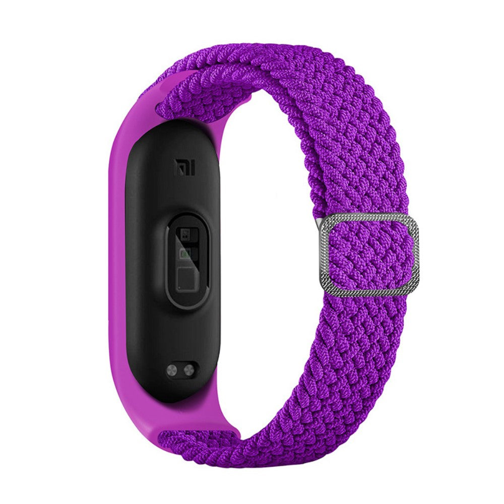 Xiaomi Mi Band 7 / 6 / 5 elastic nylon watch strap - Pitaya