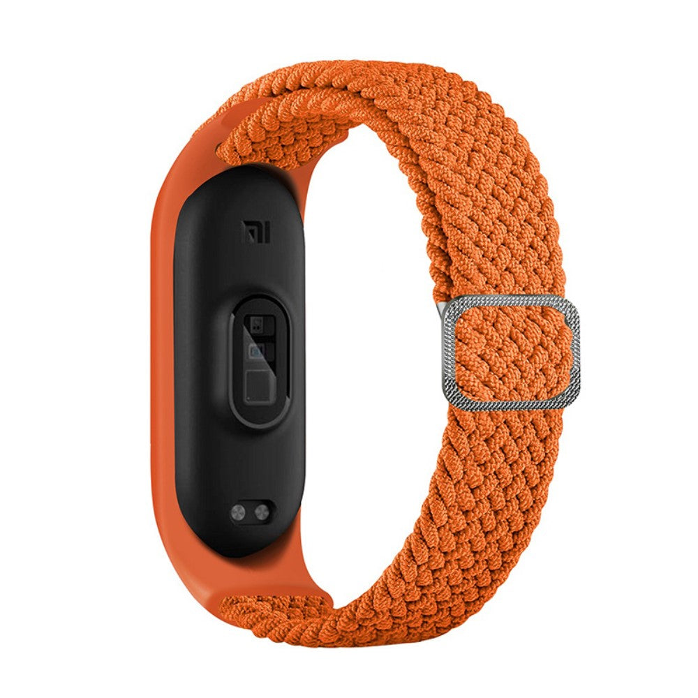 Xiaomi Mi Band 7 / 6 / 5 elastic nylon watch strap - Papaya