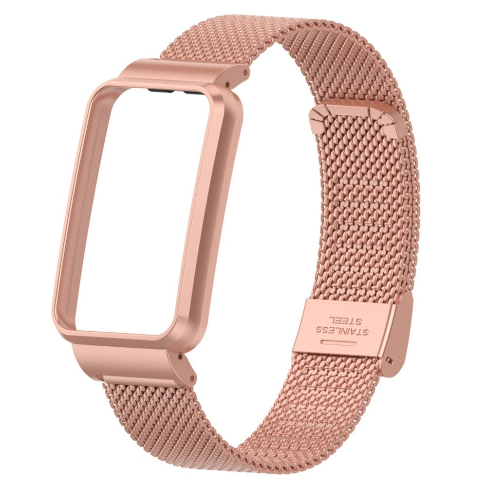 Xiaomi Mi Band 7 Pro milanese stainless steel watch strap - Rose Pink