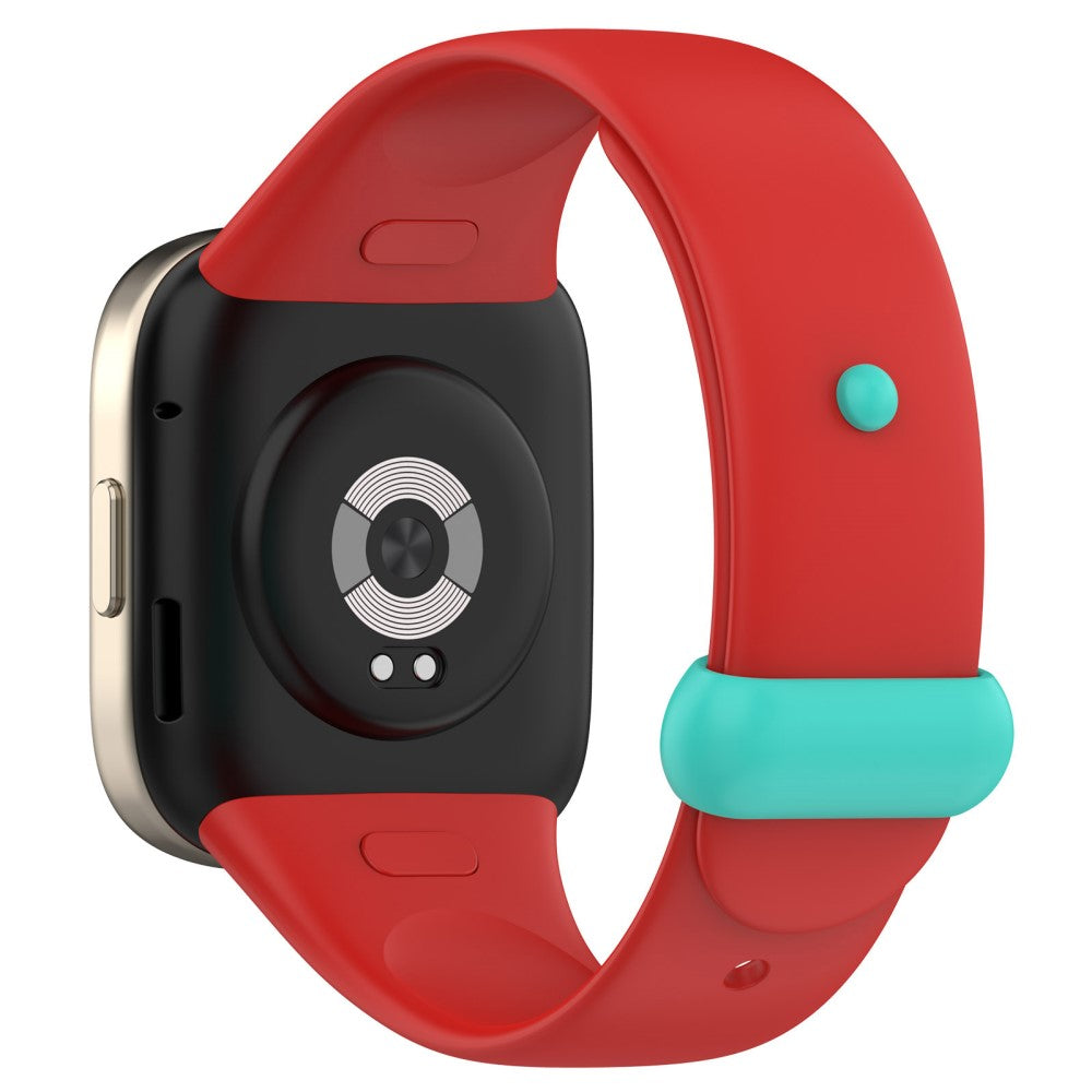Xiaomi Redmi Watch 3 / Mi Watch Lite 3 silicone strap - Red / Teal Green Buckle